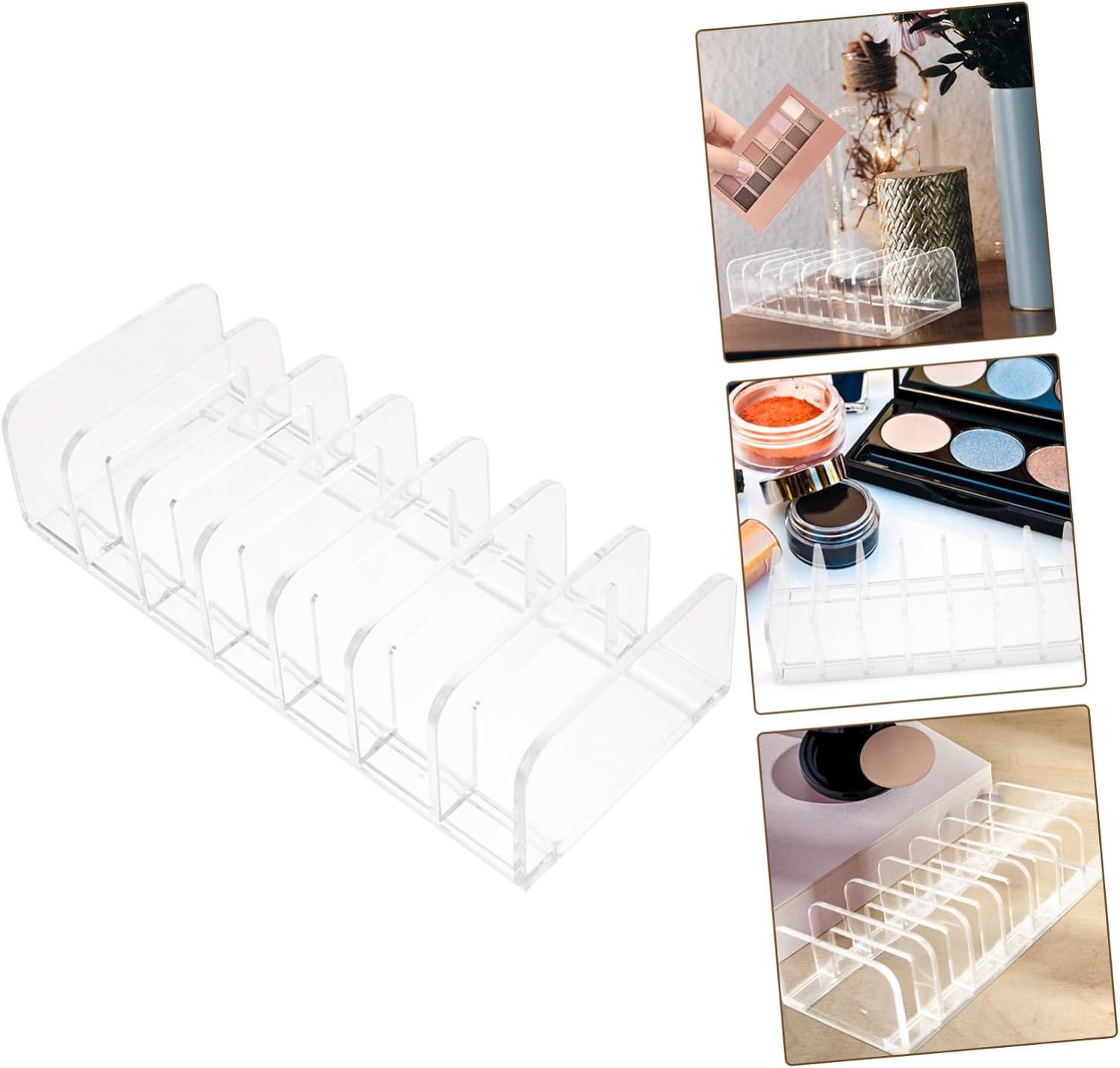 Healeved Cosmetic Case for Eyeshadow Palettes and Makeup Organizing