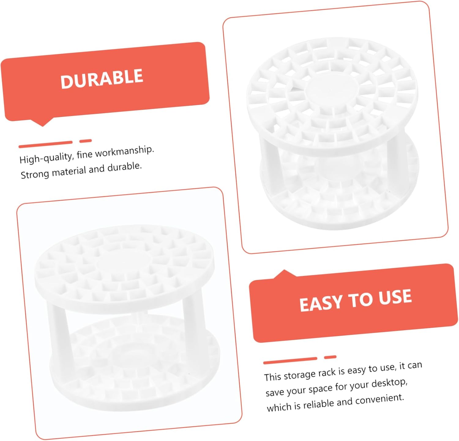 SOESFOUFU Desktop Makeup Brush Organizer 49 Slots