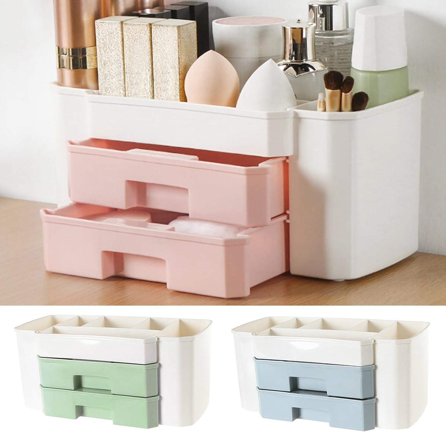 Makeup Bag Organizer with 20 Drawers for Vanity