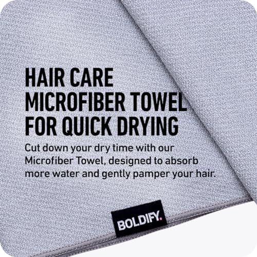 Boldify Quick Dry Microfiber Towel Wrap for Women - Grey 1
