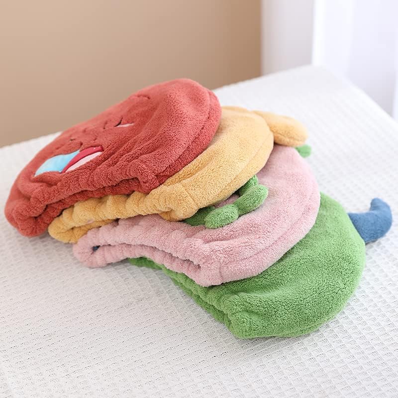 Foyadi Hair Drying Towel for Kids Girls with Cute Cartoon Design 1