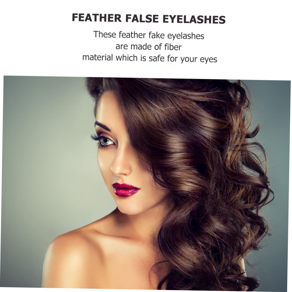 BELLIFFY 2 Pairs Exaggerated False Eyelashes for Halloween Costumes