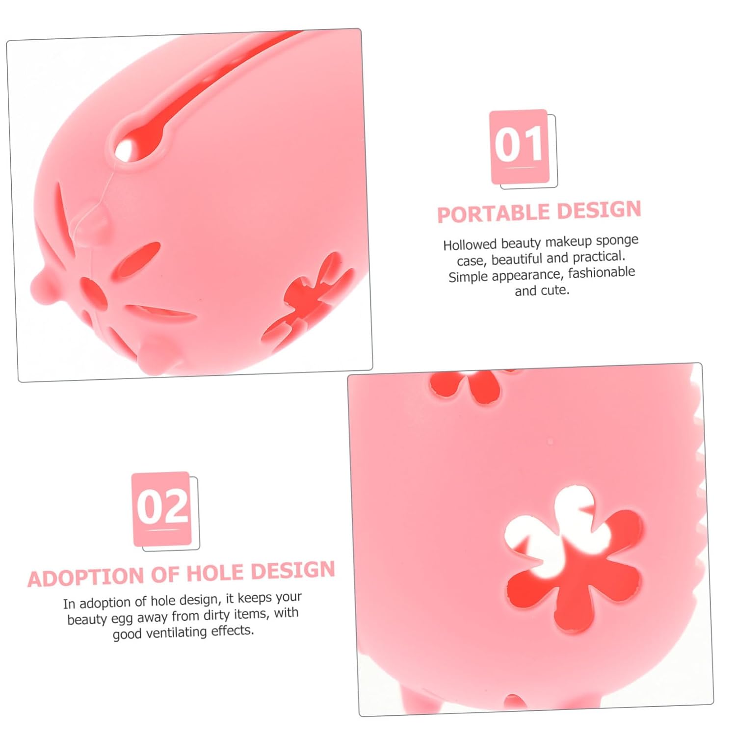 HAKIDZEL Makeup Sponge Holder Case