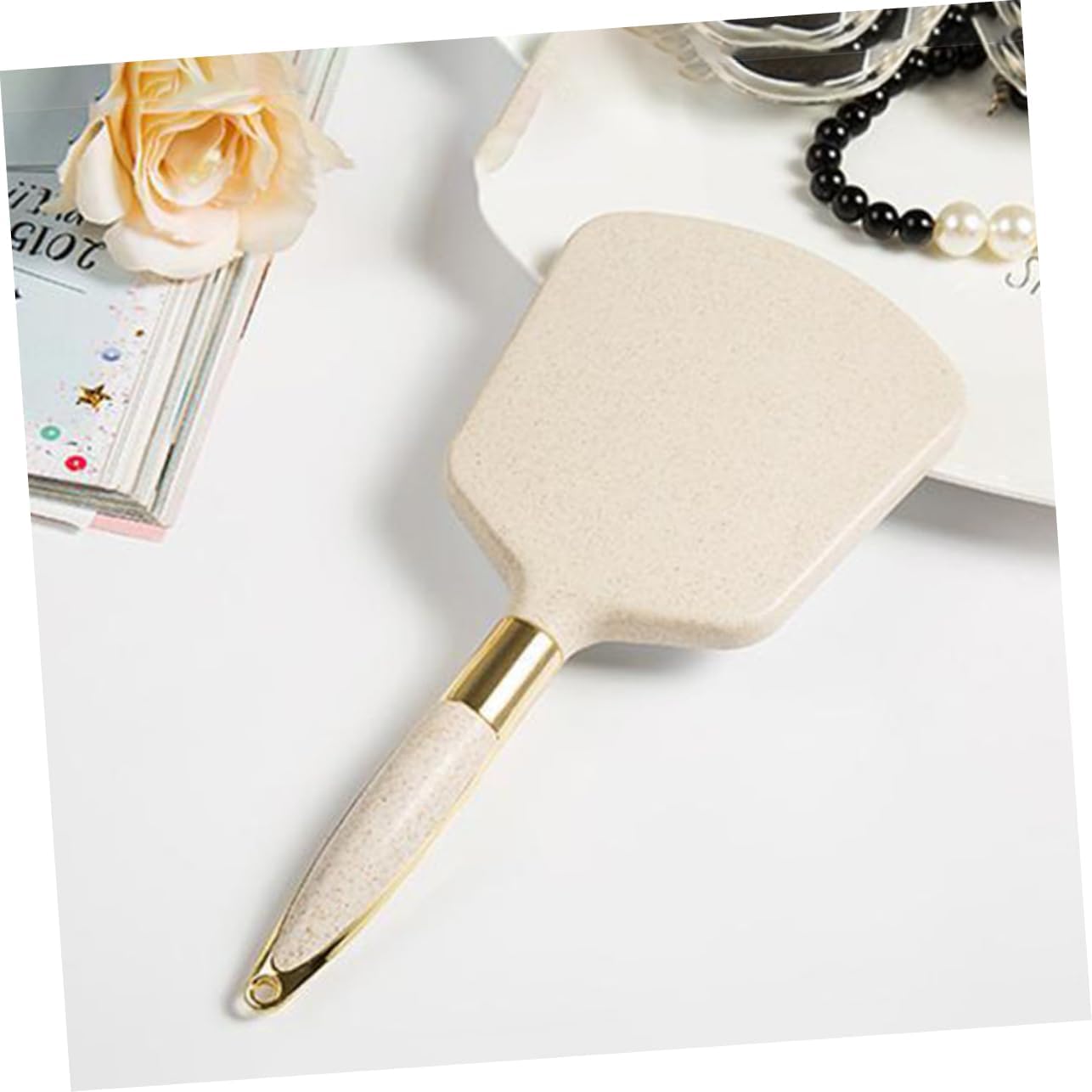 OATIPHO Handheld Mirror with Handle for Vanity Makeup