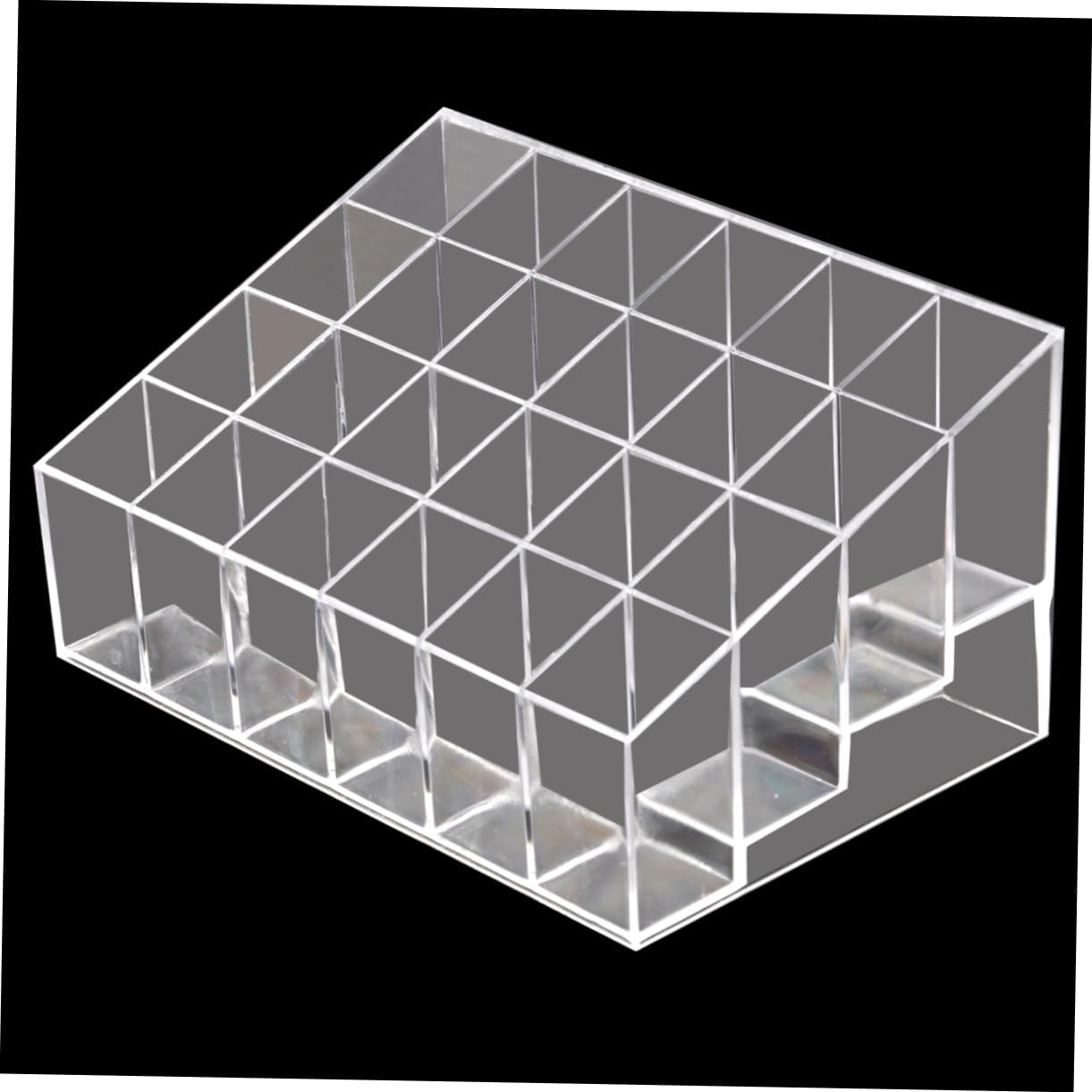 SAFIGLE Clear Acrylic Lipstick Display Organizer 24 Compartments