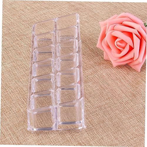 PENIKOKO Clear Acrylic Lipstick Display Stand for Organizing Makeup