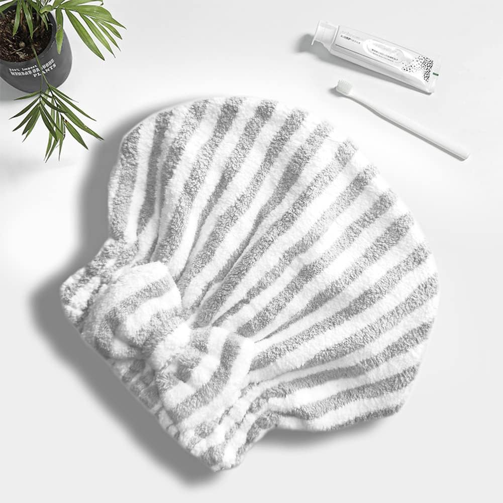 SportMore Microfiber Hair Towel Cap Set of 2