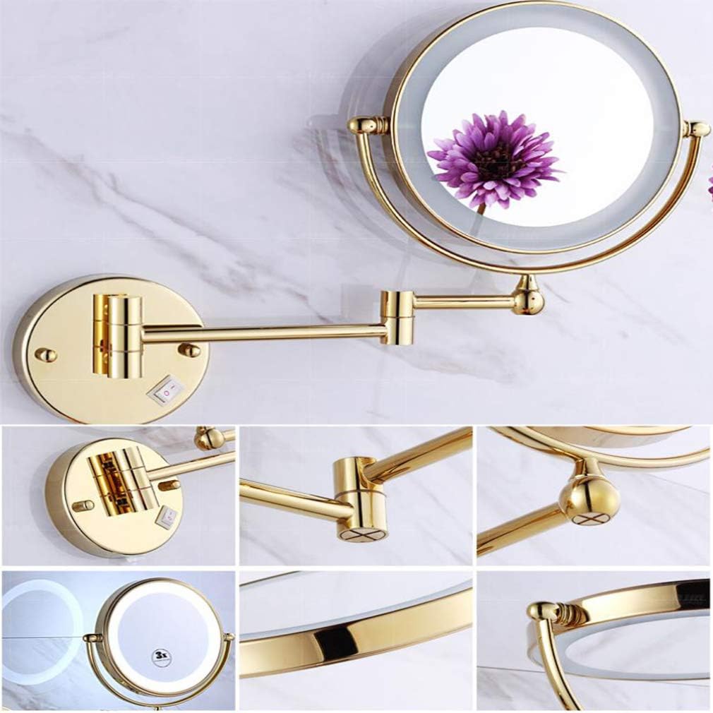 LCARY Makeup Vanity Mirror with Lights 3X Magnification
