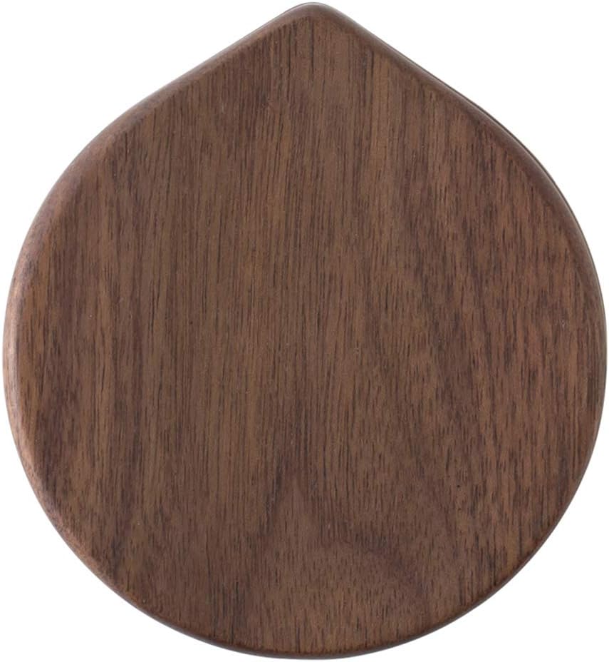 VinAmy Portable Makeup Mirror with Peach Wood Frame