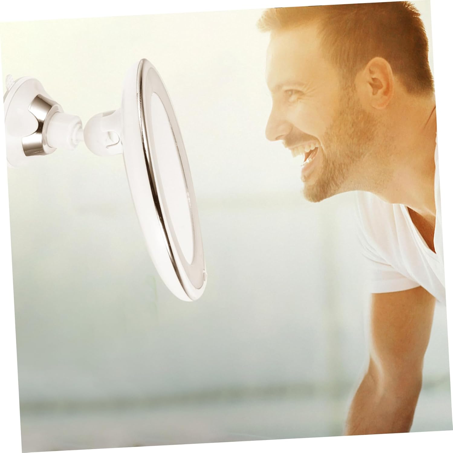 DOITOOL 10x Magnified LED Vanity Mirror with Suction
