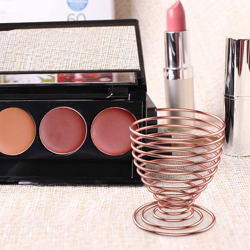 AKOAK 1 Pack Gold Round Puff Storage Rack