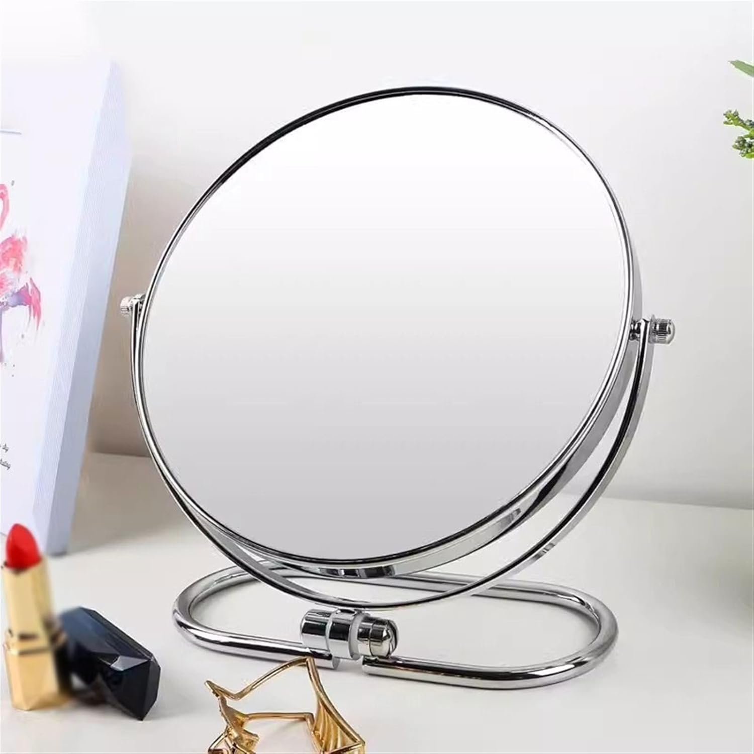 Luxury Folding Makeup Mirror with Light