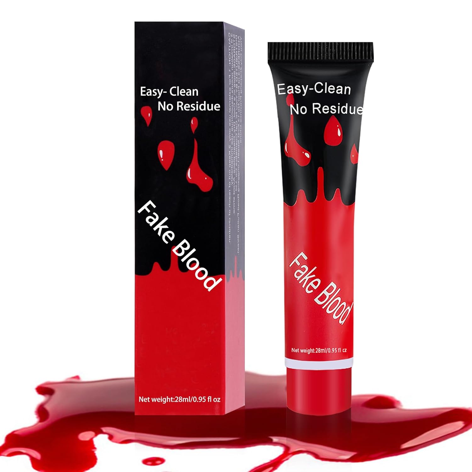 CAHIUYOA Fake Blood Cream for Halloween Costume Makeup