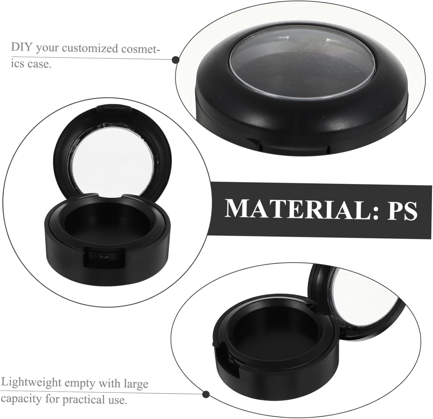 8Pcs Empty Eyeshadow Palette Replacement Box for Women
