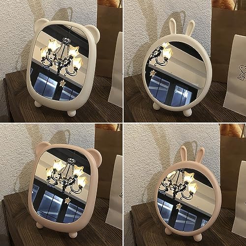 APLUSH Portable Folding Makeup Mirror with Wall Mount