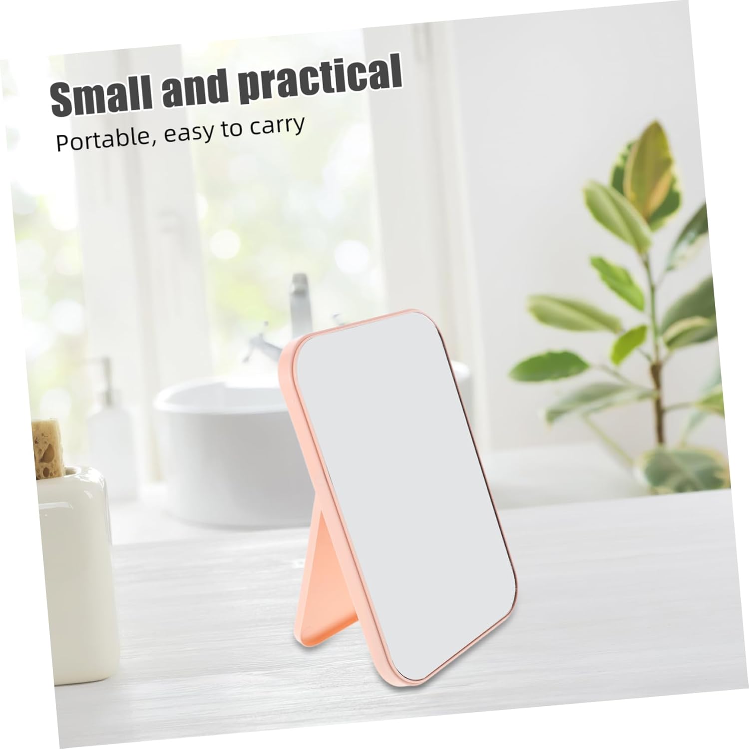 2Pcs FOMIYES Travel Vanity Mirror Dual Use