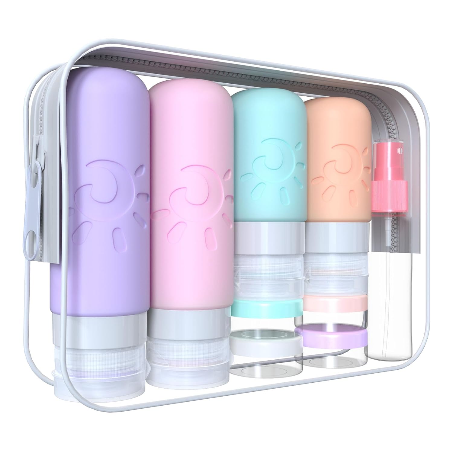 Zafit 18 Pack Travel Bottles for Toiletries
