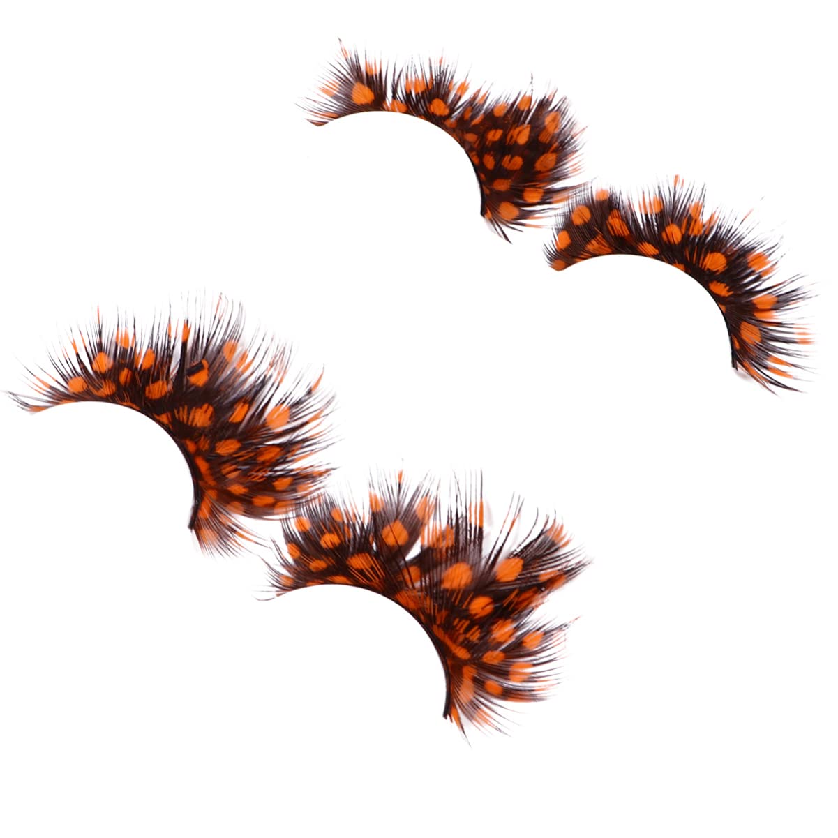 LALAFINA Halloween Spiky False Lashes 2 Pairs for Dance