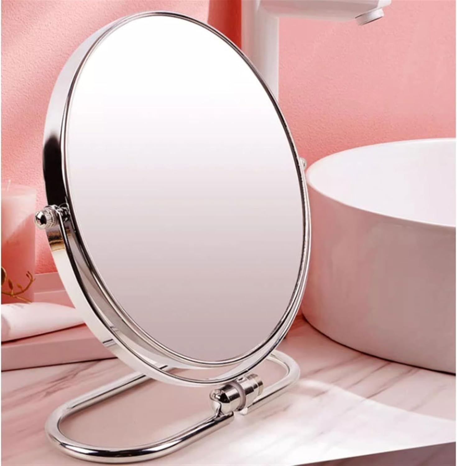 Luxury Folding Makeup Mirror with Light