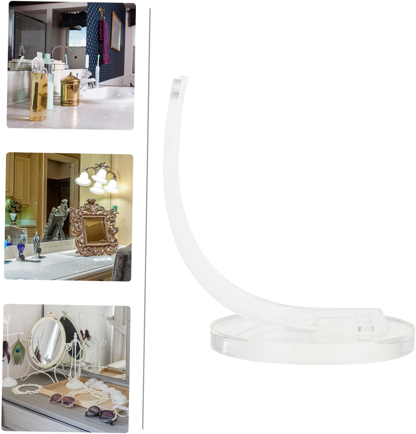Housoutil Acrylic Brush Display Rack for Desk