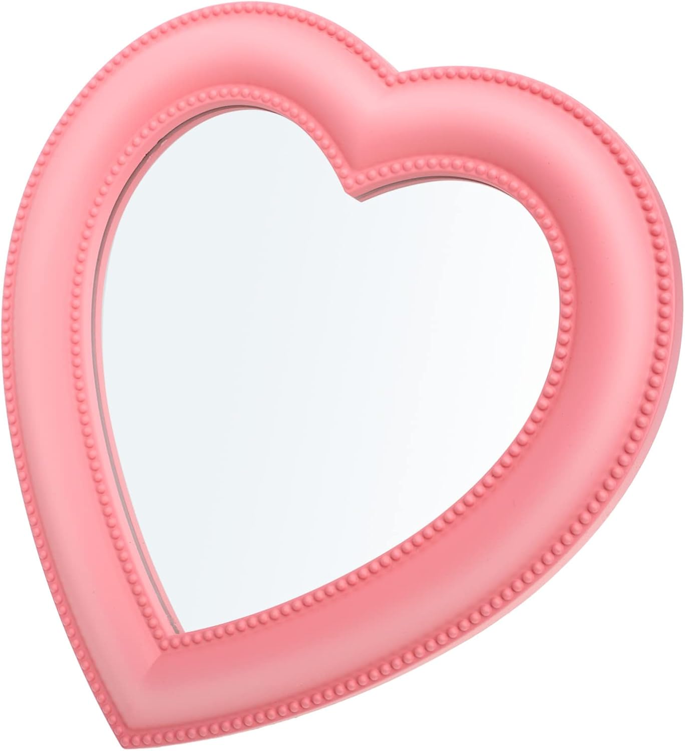 Angoily Elegant Heart Shape Wall Mounted Makeup Mirror 1