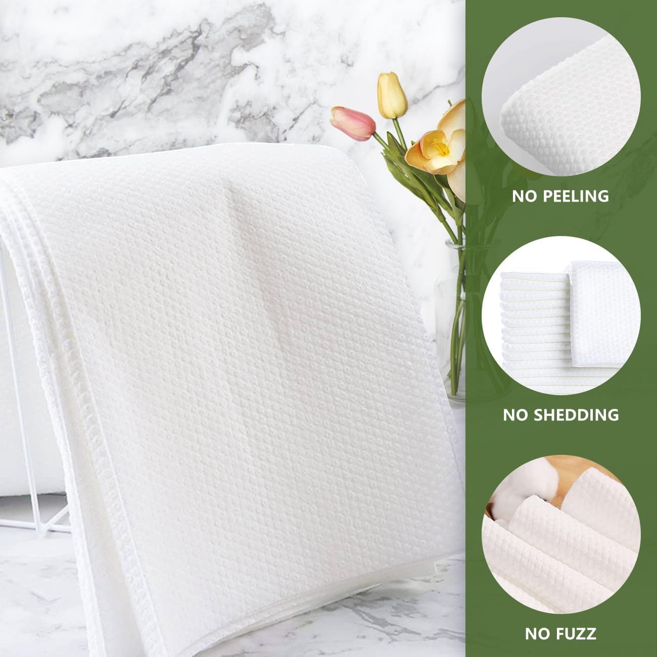 Disposable Bath Hair Drying Towels 50 Count Super Absorbent Luxury Towels