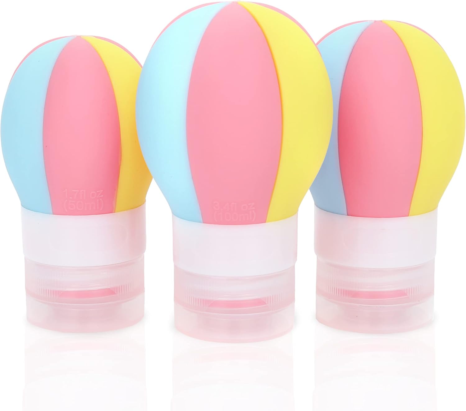 Primo Lines 3-Piece Hot Air Balloon Travel Bottles Set