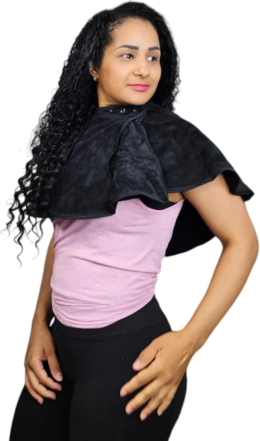 Microfiber Hair Bleach-Proof Shoulder Cape