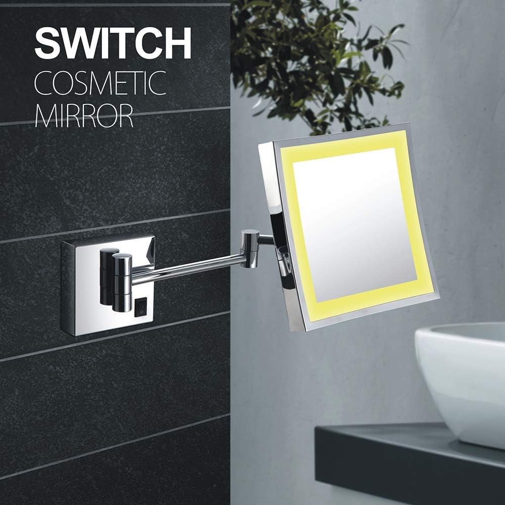 DEIHGE 8 Inch LED Vanity Mirror with 3X Magnification 1