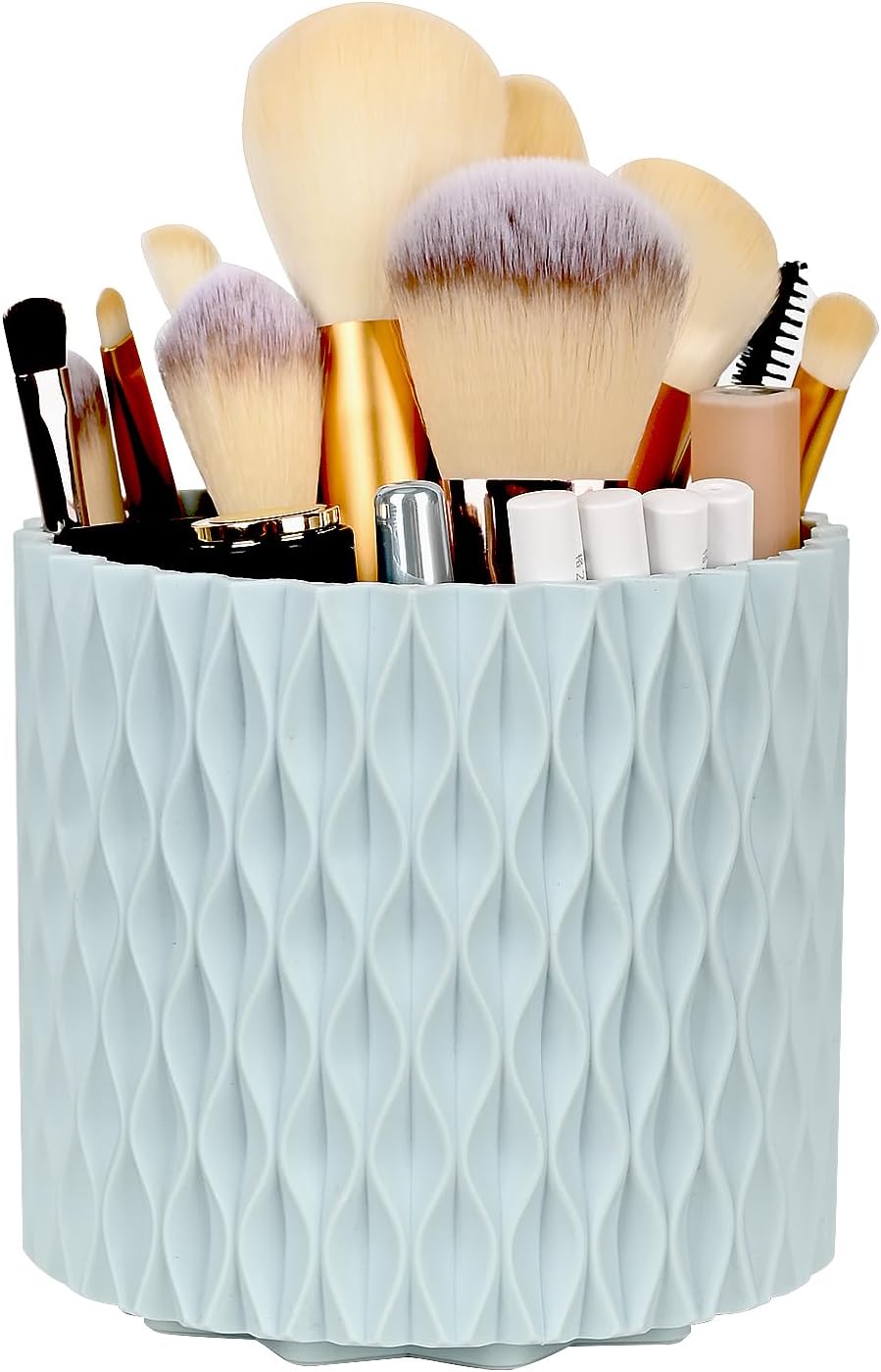 WAFJAMF Makeup Brush Holder 360 Rotating
