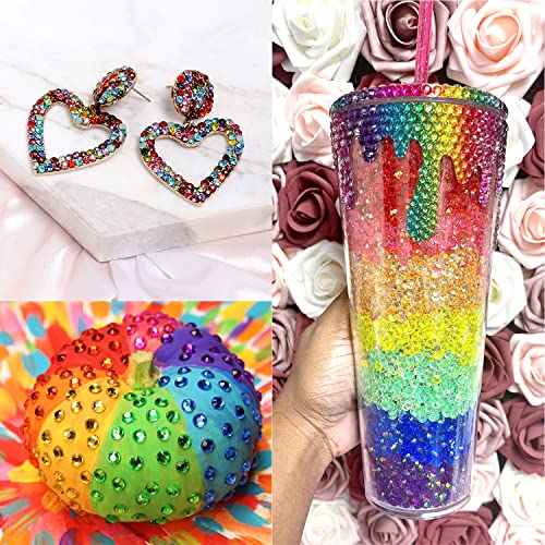 La Jolie Jasmin 2752 Pcs Self Adhesive Rhinestones Eye Nail Face Gems