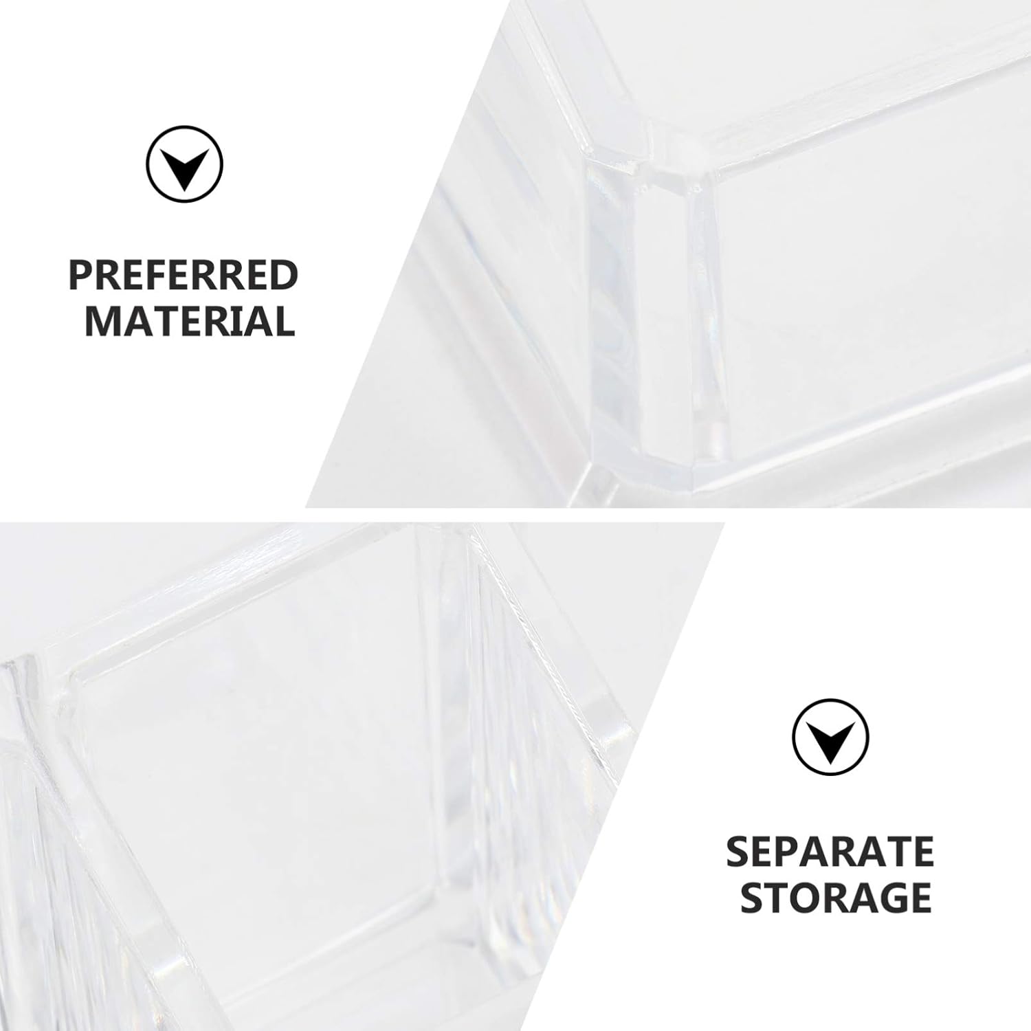 Cabilock Transparent Lipstick Storage Case Organizer