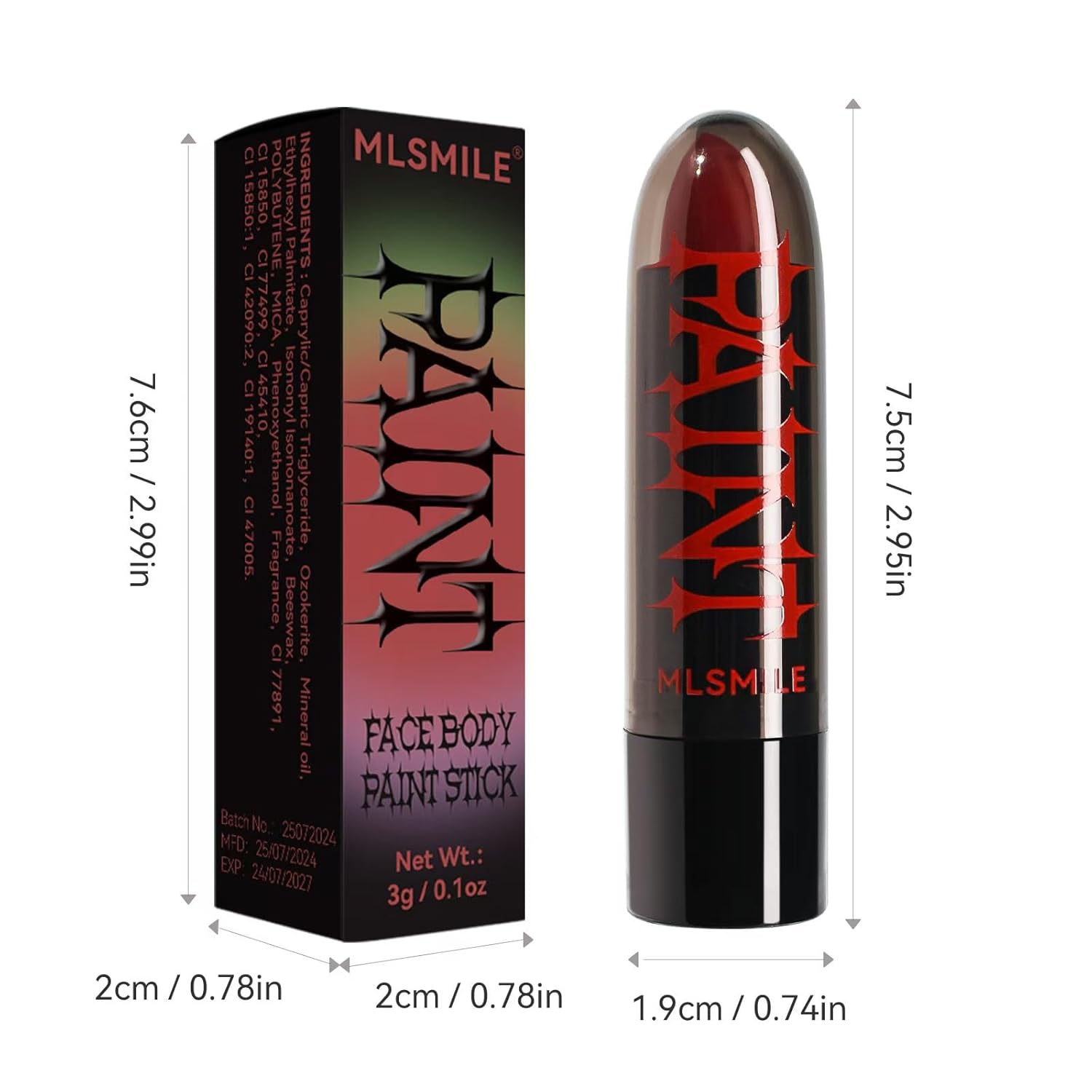 Versatile Face Body Paint Stick for Halloween Cosplay