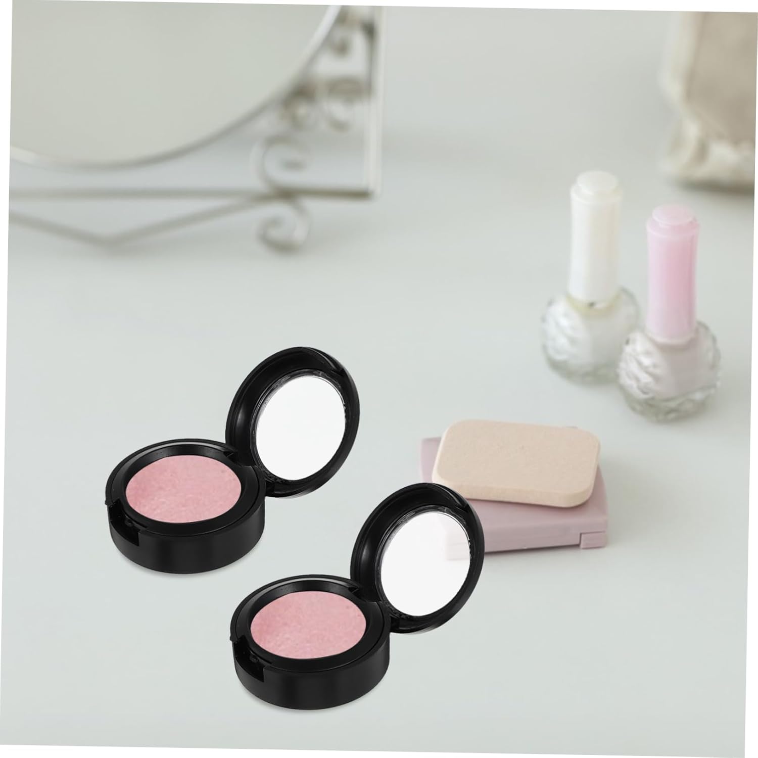 VICASKY 8Pcs Travel Eyeshadow Compact Organizer for Women