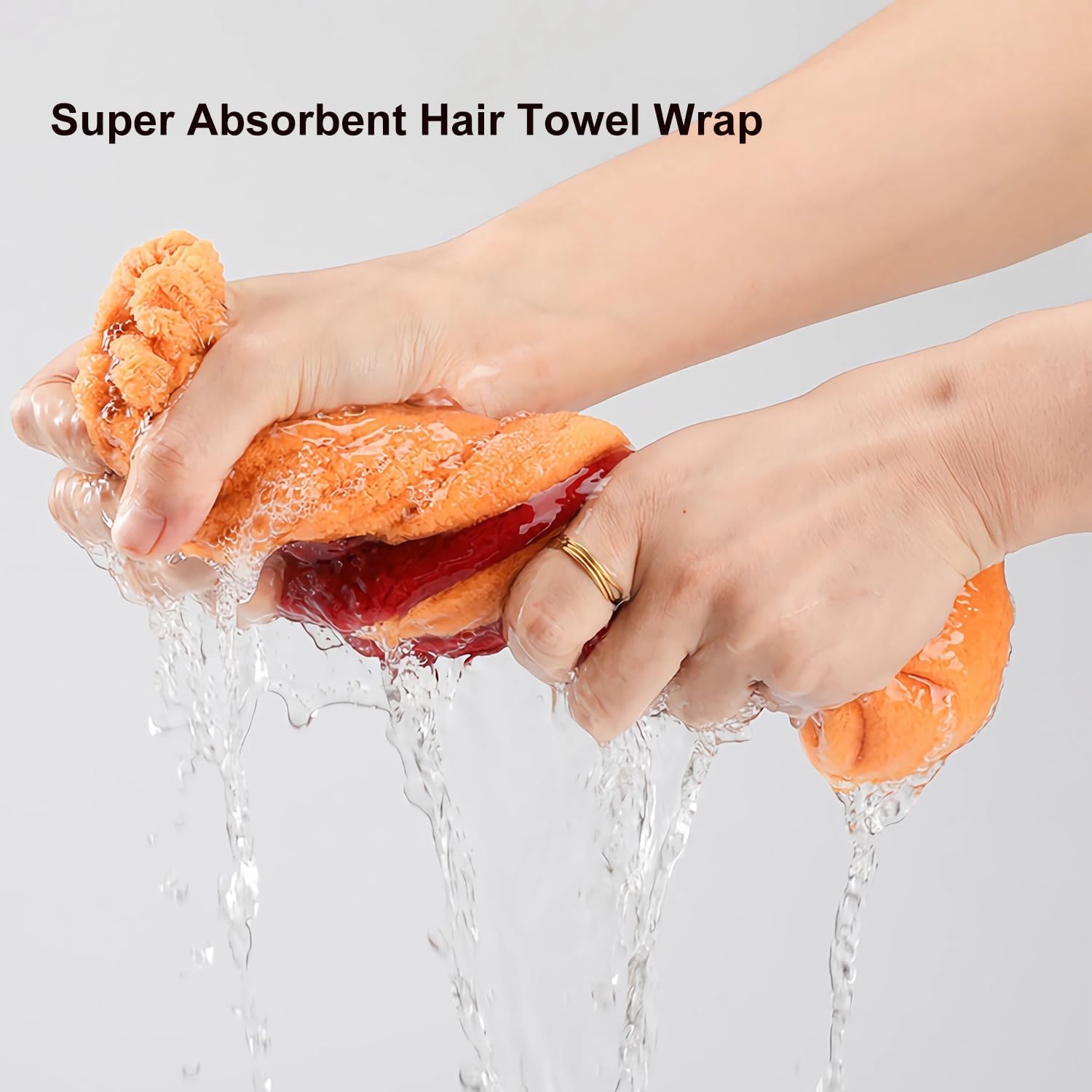 YUMINGUHC 2Pcs Super Absorbent Hair Drying Towel
