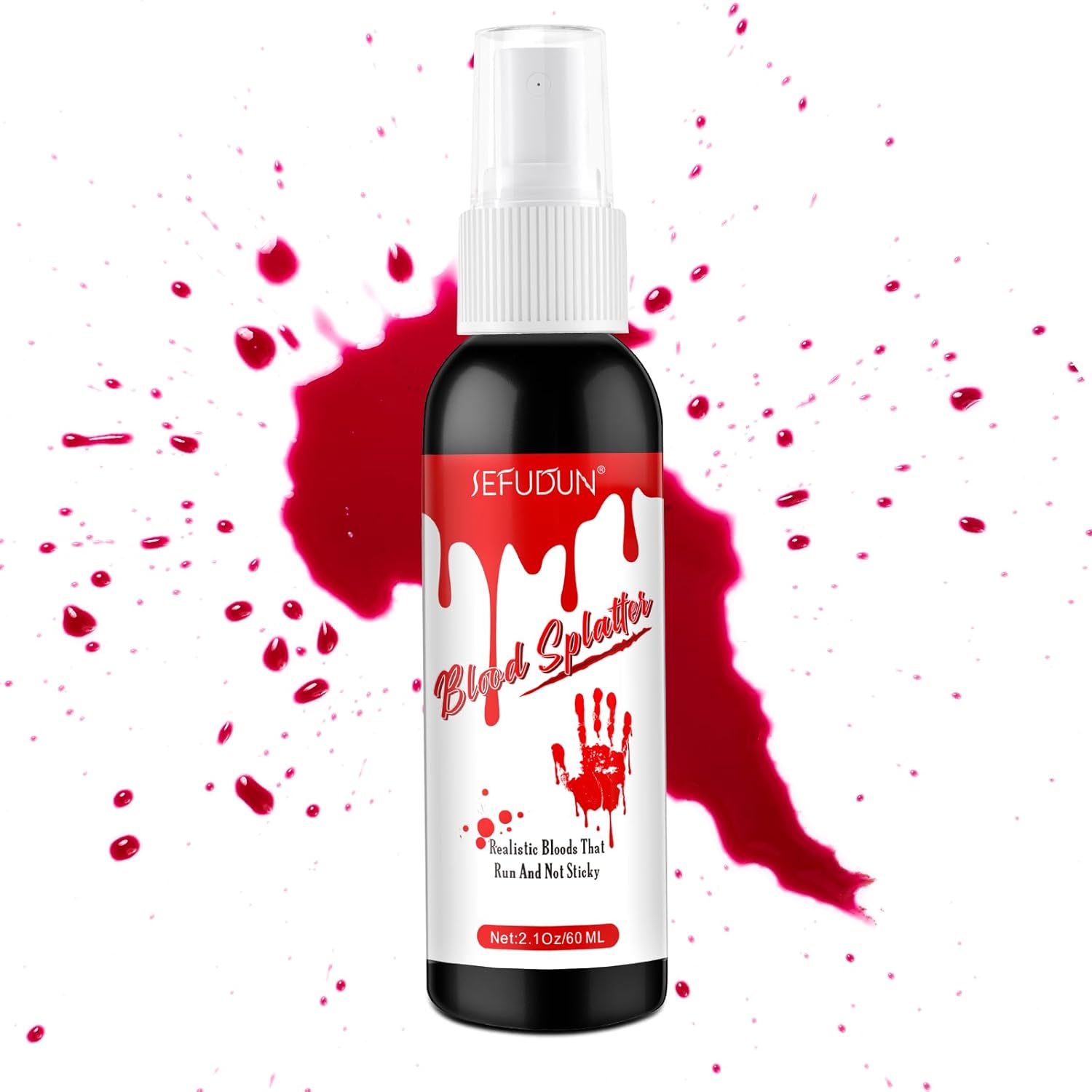 Valleylux Halloween Blood Splatter Washable Fake Blood Spray 60ml