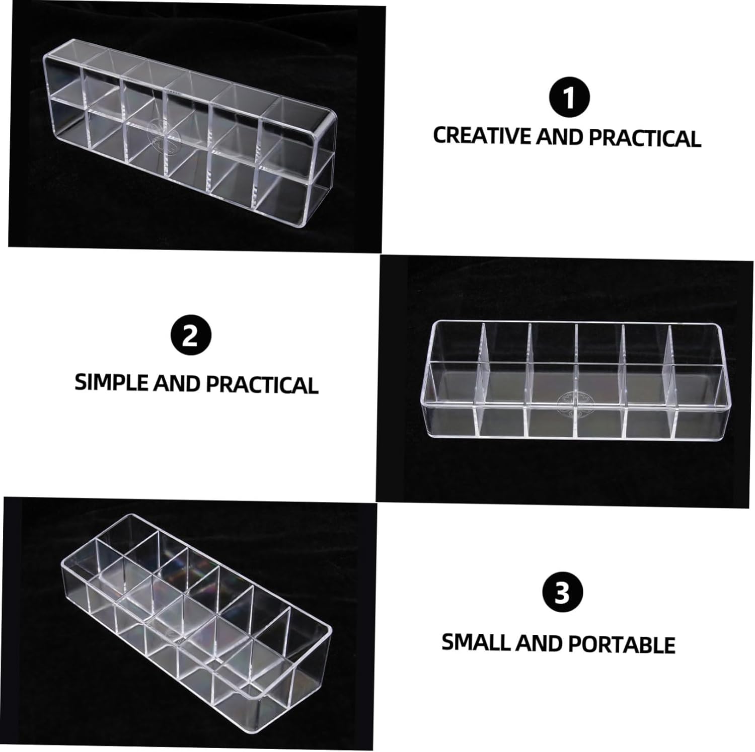 OSOLADY Lipstick Storage Case 12 Slots Organizer