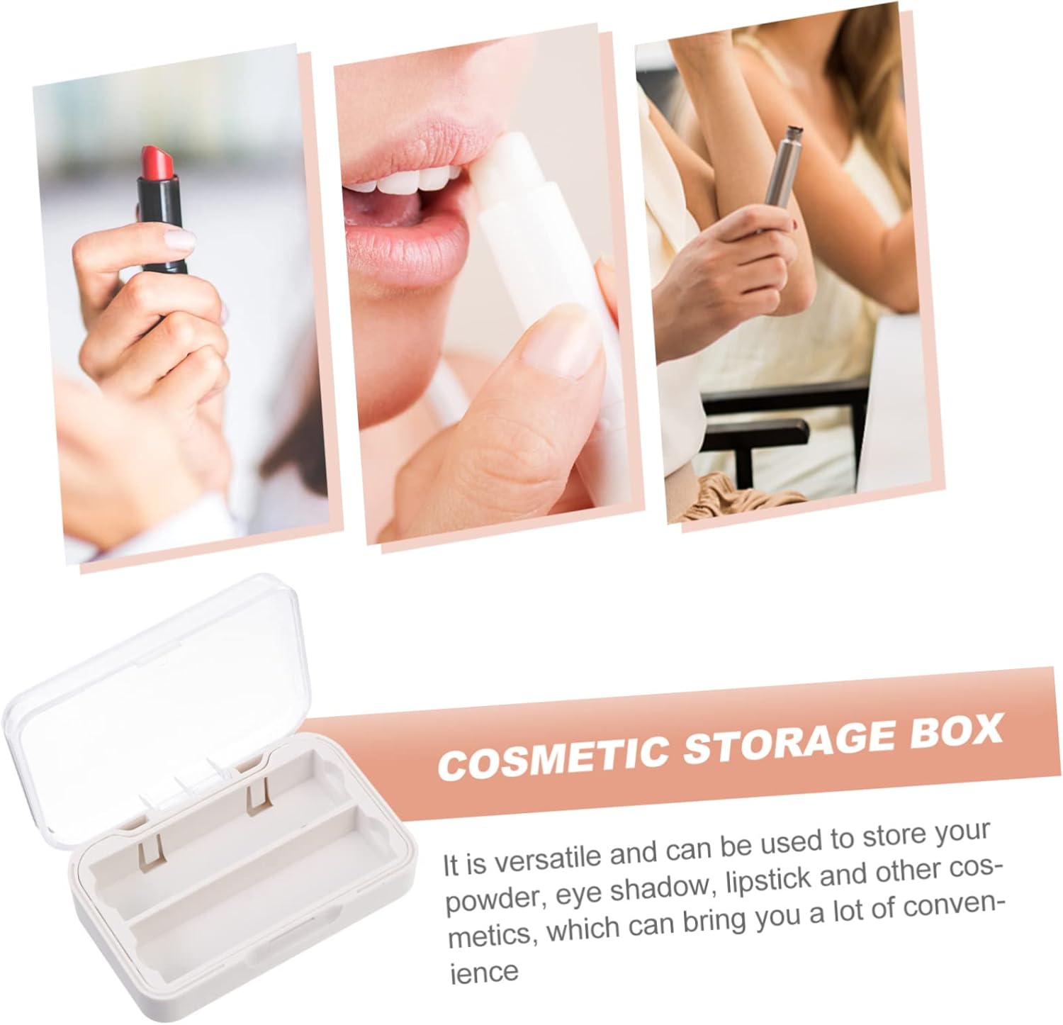 PartyKindom Desktop Cosmetic Storage Case Organizer