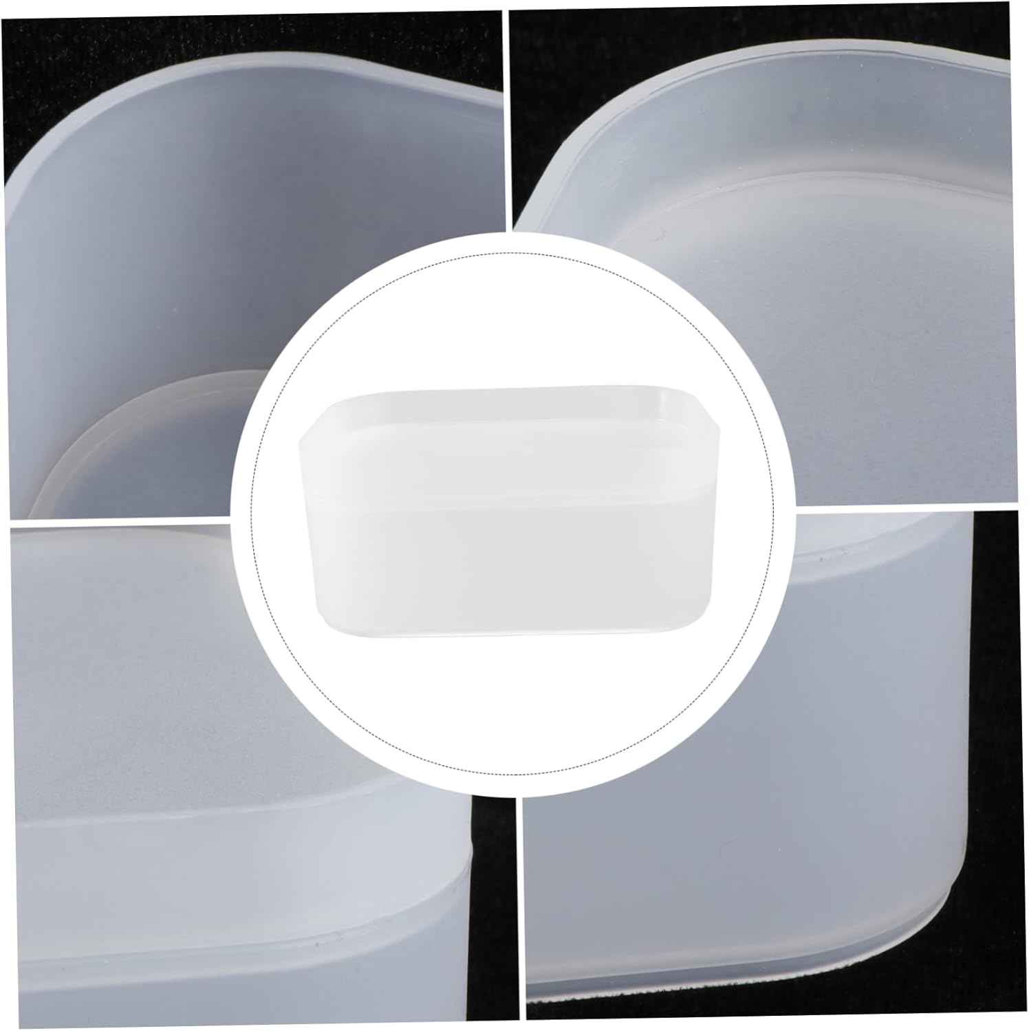 1pc Transparent Makeup Storage Box for Desktop Use