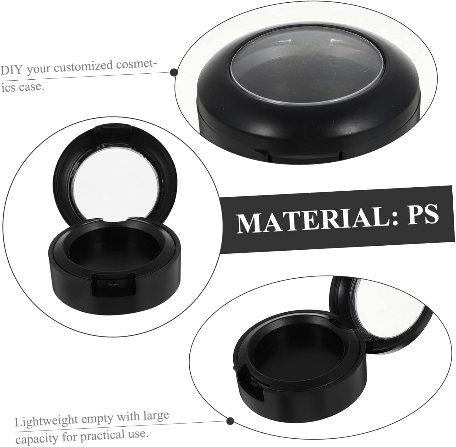 8Pcs Travel Eyeshadow Case for Women