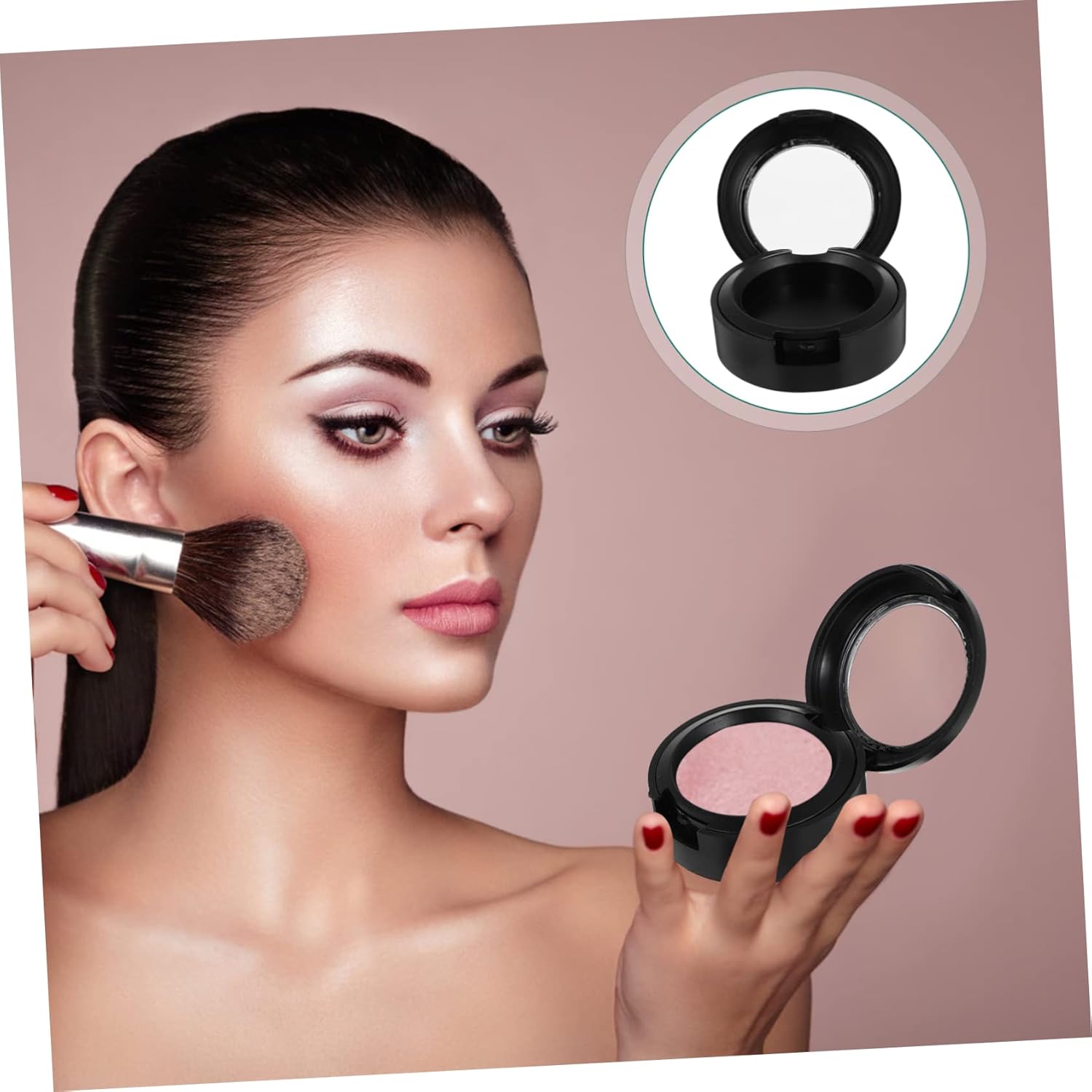 8Pcs Makeup Empty Plate Travel Eyeshadow Case for Women