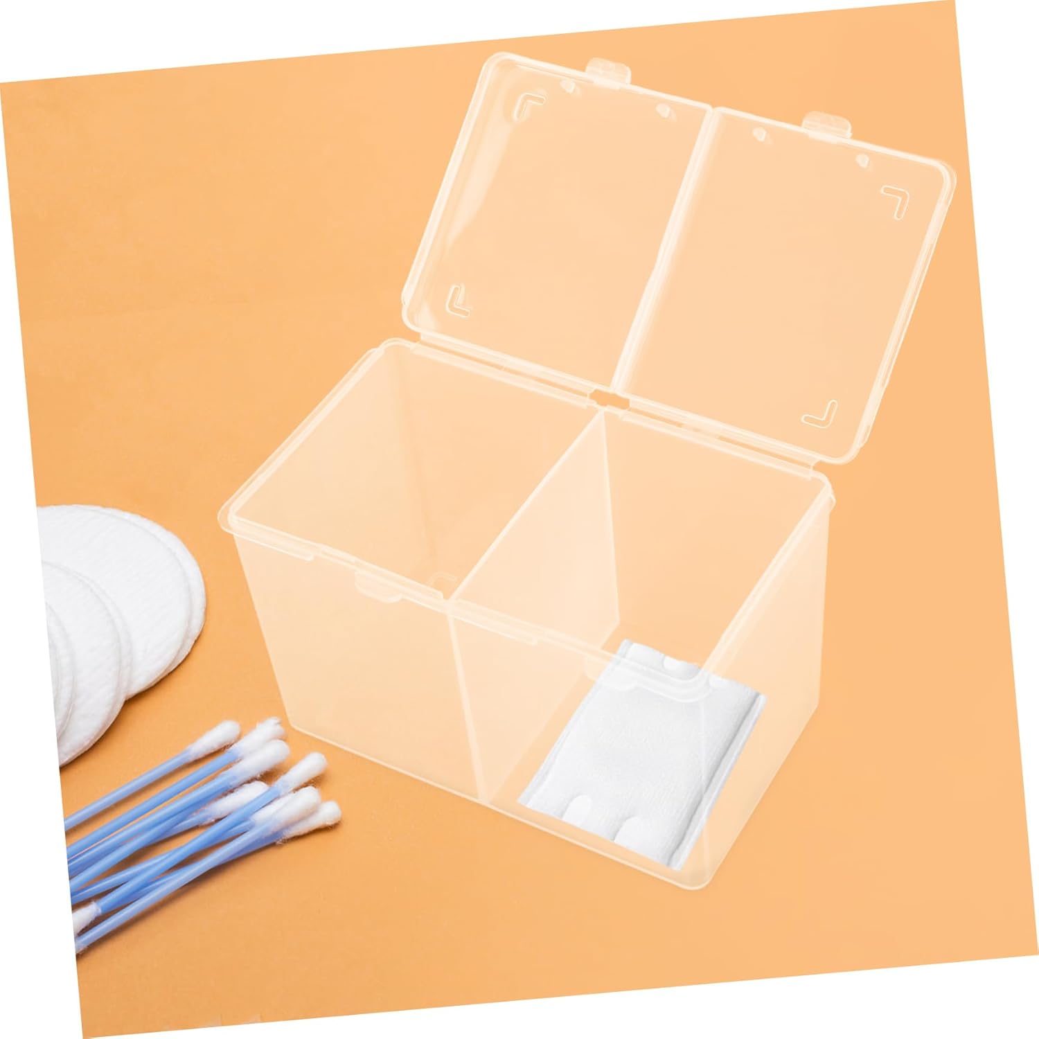 Cotton Pads Storage Holder Makeup Organizer Case