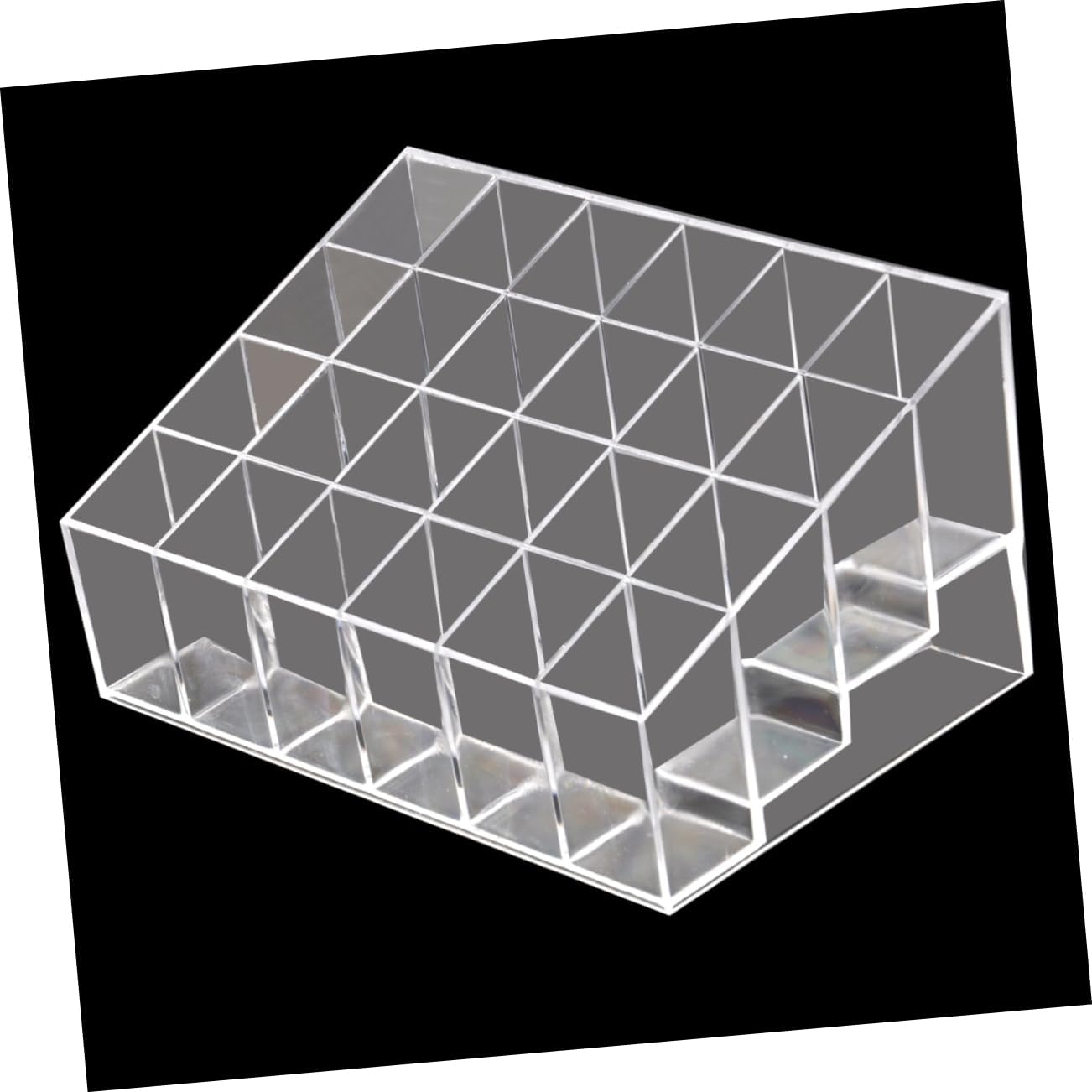 Slot Clear Acrylic Lipstick Organizer for Cosmetics Display