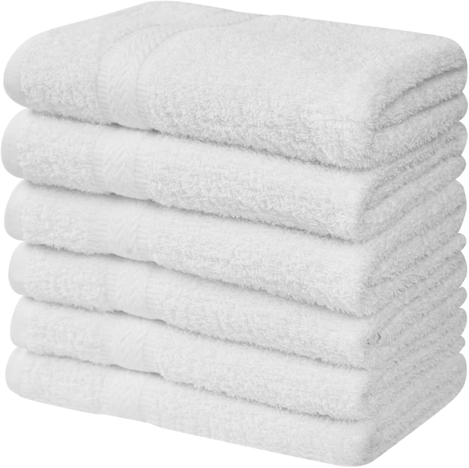 Linteum Textile Supply Premium Hair Drying Towels 20x40 inches Pack of 6