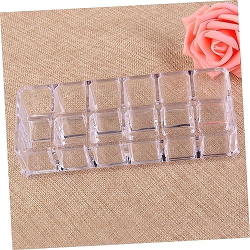 Clear Acrylic Lipstick Organizer Display Rack for Makeup 1