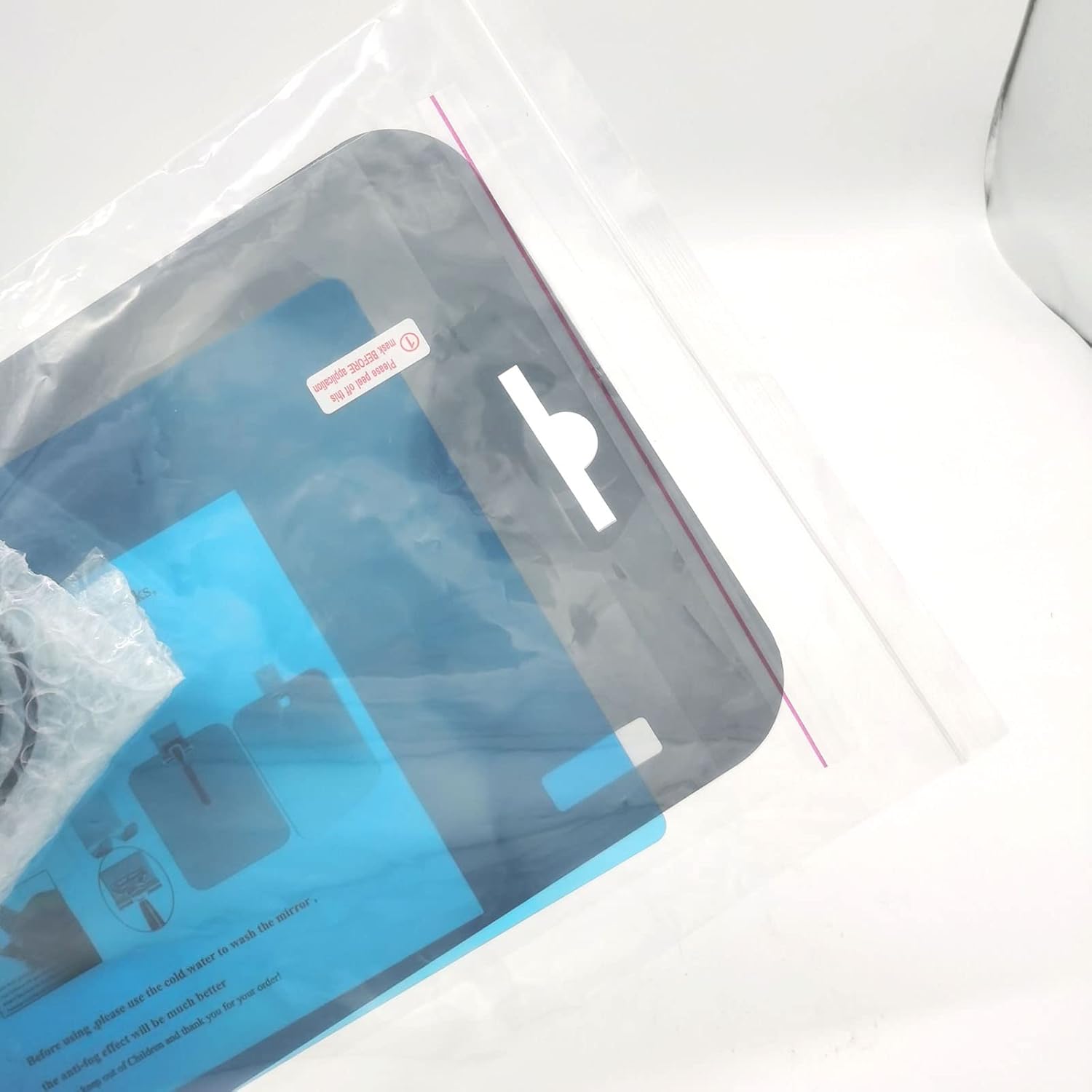 Yosoo Square Anti-Fog Shaving Mirror with Stand
