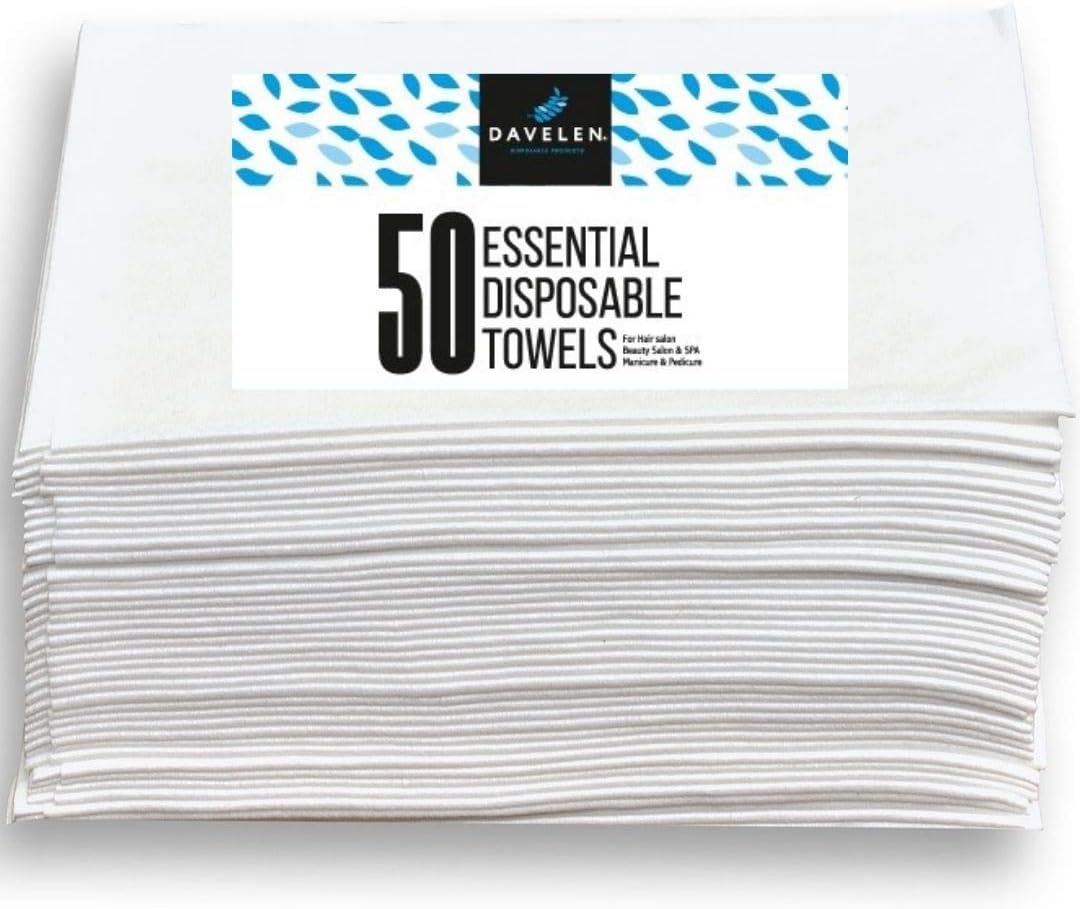 DAVELEN Essential Hair Drying Towels - 32x16 Super Absorbent Quick Dry