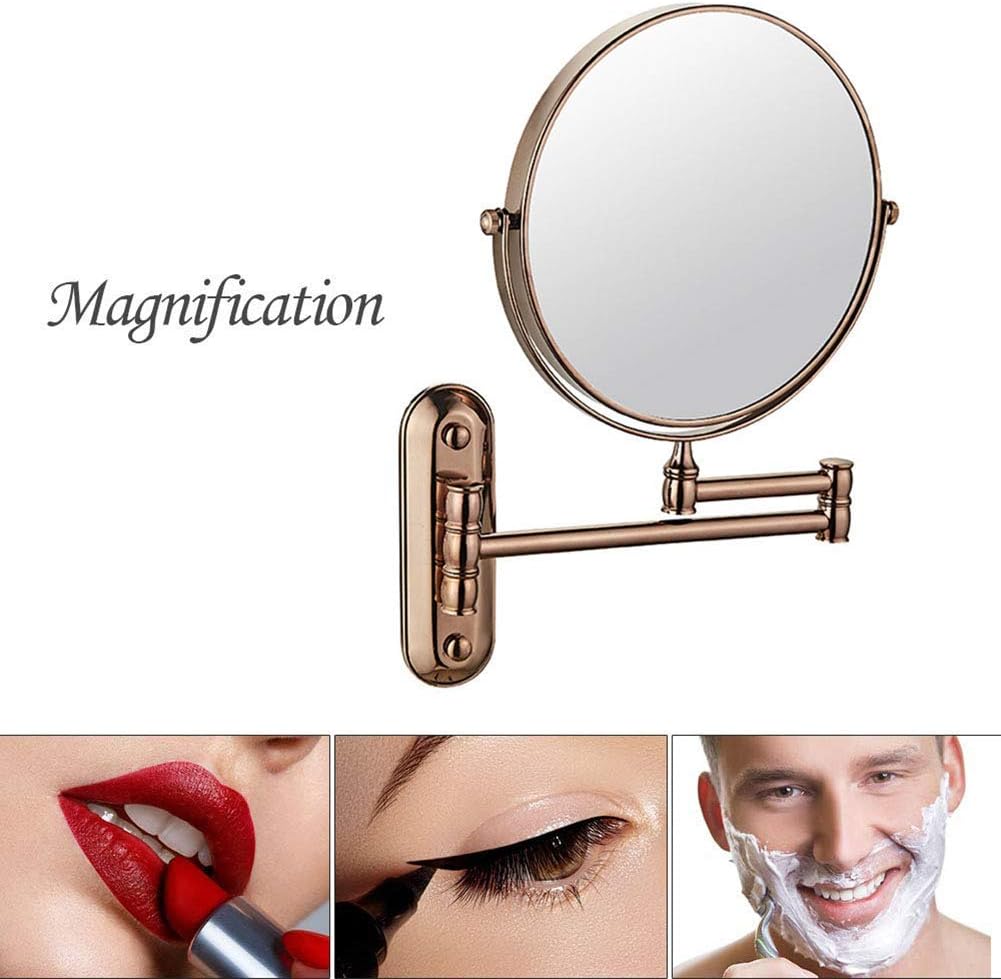 DEIHGE 8 Inch Wall Vanity Mirror 3X Magnification
