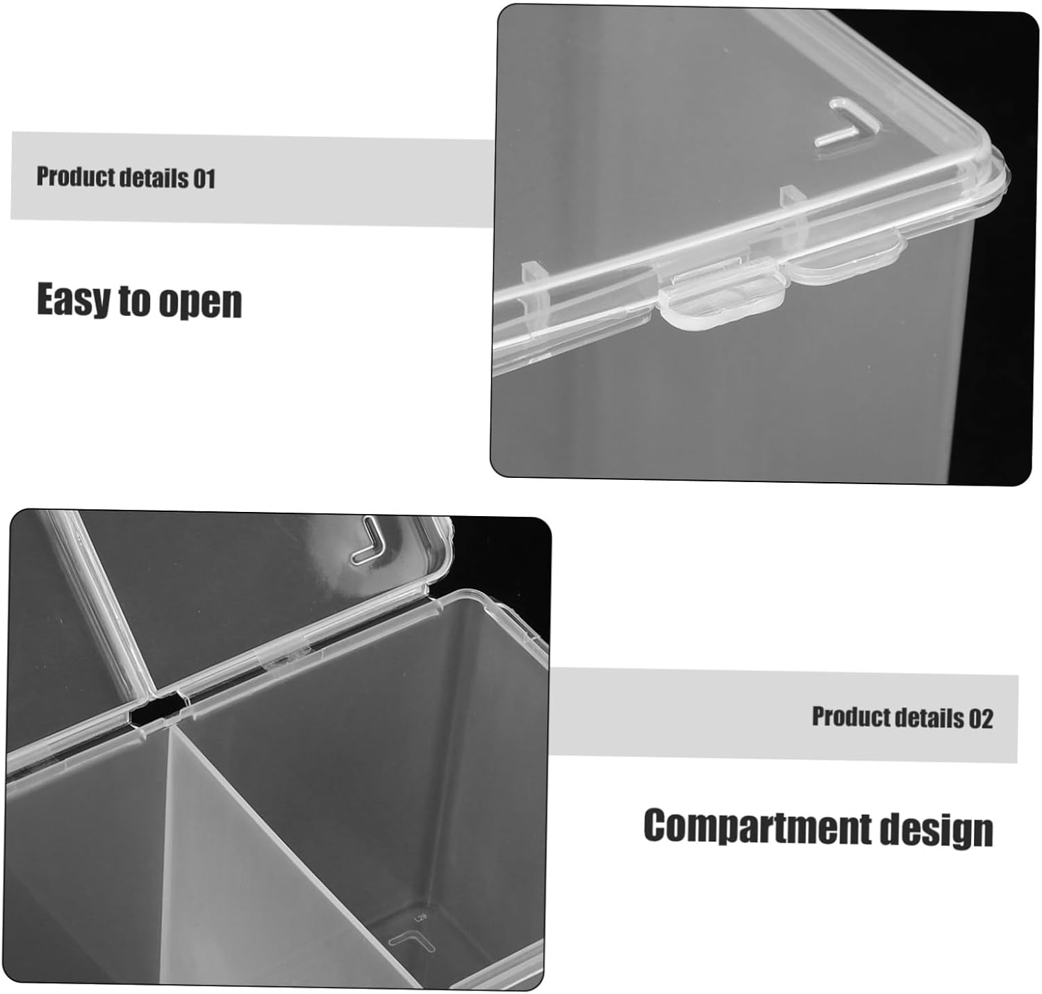 Happyyami Reusable Cotton Swabs Storage Container