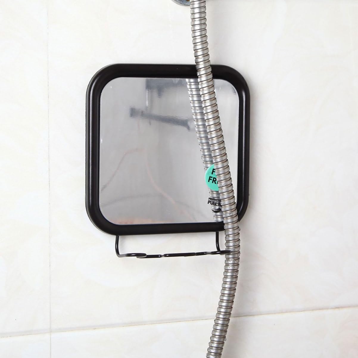 Ipetboom Wall-Mounted Suction Mirror for Shower and Vanity